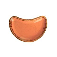 Соусник-полумесяц 7х11 см фарфор цвет оранжевый Seasons, Porland