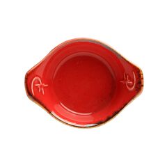 Соусник с ручками d 7 см фарфор цвет красный Seasons, Porland