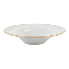 Тарелка глубокая 26 см с полями фарфор цвет серый Seasons, Porland