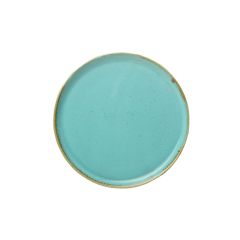Тарелка для пиццы 28 см фарфор цвет бирюзовый Seasons, Porland