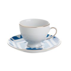 MOROCCO DS.2 Кофейная пара 80 мл (чашка с ручкой, блюдце), Porland