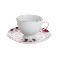 MOROCCO DS.5 Кофейная пара 80 мл (чашка с ручкой, блюдце), Porland