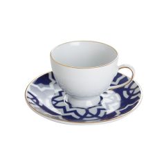 MOROCCO DS.7 Кофейная пара 80 мл (чашка с ручкой, блюдце), Porland