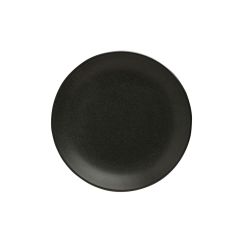 Тарелка 28 см безбортовая фарфор цвет черный Seasons, Porland