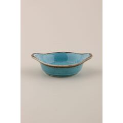 Соусник с ручками d 7 см фарфор цвет бирюзовый Seasons, Porland