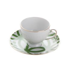 MOROCCO DS.1 Кофейная пара 80 мл (чашка с ручкой, блюдце), Porland