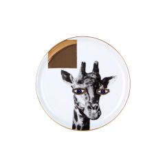 Тарелка мелкая 20 см  Wild Life Giraffe, Porland