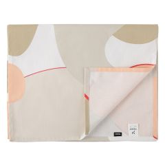 Дорожка на стол из хлопка бежевого цвета с авторским принтом из коллекции Freak Fruit, 45х150 см, Tkano