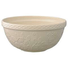 Миска кремового цвета с рельефным узором Ягоды Тайги из коллекции Russian North, 2,5 л, Tkano