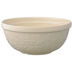 Миска кремового цвета с рельефным узором Ягоды Тайги из коллекции Russian North, 2,8 л, Tkano