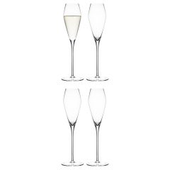 Набор бокалов для шампанского Flavor, 260 мл, 4 шт., Liberty Jones