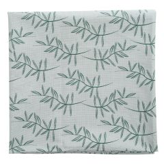 Скатерть на стол из хлопка с графичным принтом Папоротник Russian North, 170х170 см, Tkano