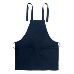 Фартук из умягченного льна темно-синего цвета Essential, 70х82 см, Tkano
