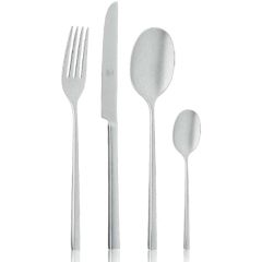 Набор из 24 столовых приборов на 6 персон, состаренная матовая нержавеющая сталь, Marchesi Vintage, Broggi