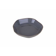 Тарелка глубокая с волнистым краем 21 см, Seasons Темно-серый, Porland