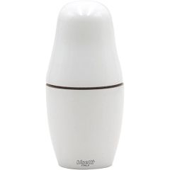 Мельница для специй "матрешка" h 15 см, бук лакированный, цвет белый, серия MATRYOSHKA, Bisetti