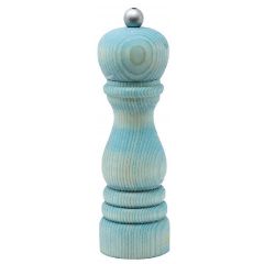 Мельница для перца h 19 см, пихта, цвет светло-голубой, серия VINTAGE, Bisetti