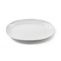 Блюдо овальное Flora white 28*18 см, Gural Porselen