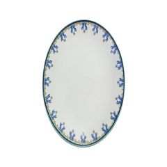 Блюдо овальное Siciliya 16,5 см (есть белая полоса), Farika