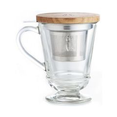 Кружка для заварки чая с металл. фильтром и  дерев.крышкой, 275 мл, h 12,2 см,  d 9,1 см, серия ABEILLE, La Rochere