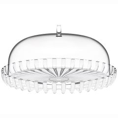 Блюдо сервировочное с крышкой Dolcevita, 31 см, перламутровое, Guzzini