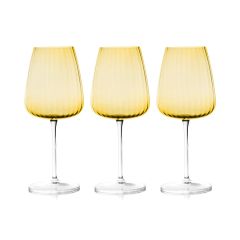 Набор из 6-ти бокалов для вина, 550 мл, цвет янтарный, Opium, Le Stelle