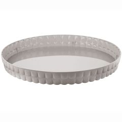 Поднос сервировочный Tiffany, 35,6 см, серо-бежевый, Guzzini