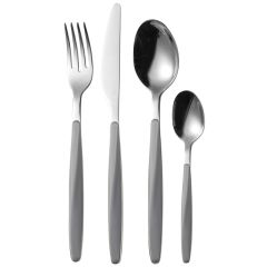 Набор из 24 столовых приборов Cutlery My Fusion, серый, Guzzini