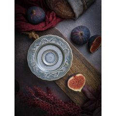 Блюдце d 12,5 см, h 1,6 см, фарфор, Vintage, Casa di fortuna