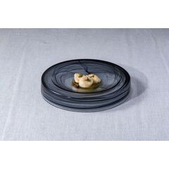 Салатник d 21 см, h 4,5 см, стекло, серия Hollow, ArdaCam