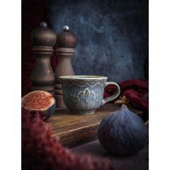 Чашка 100 мл, 9x7,3 см, h 5,5, фарфор, Vintage, Casa di fortuna