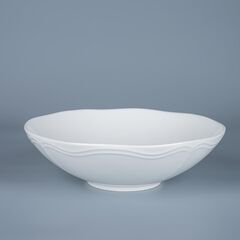 Салатник 1,9 л, d 26 см, h 7,5 см, фарфор, Red Rose, Casa di fortuna