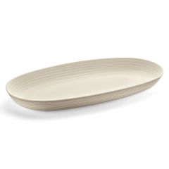 Блюдо сервировочное Tierra, 22,9х41х4,2 см, бежевое, Guzzini