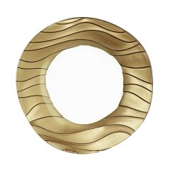 Тарелка SAHARA, диаметр: 32 см, материал: хрусталь, цвет: золотой, 85220, NACHTMANN, Германия