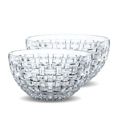 Набор из 2-х салатников BOSSA NOVA, диаметр: 15 см, материал: бессвинцовый хрусталь, 102253, NACHTMANN, Германия