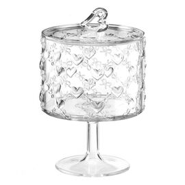 Конфетница на ножке Love, ?11х16,7 см, акрил, Guzzini