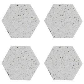 Набор из 4 подставок из камня Elements Hexagonal 10 см, TYPHOON