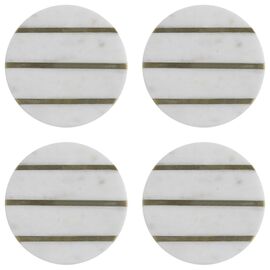 Набор из 4 подставок из мрамора Elements D 10 см, TYPHOON