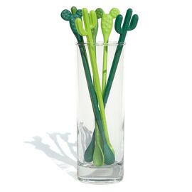 Набор палочек для размешивания коктейля Cactus, Qualy