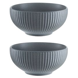 Набор салатников Soft Ripples, ?15 см, серые, 2 шт., Liberty Jones