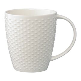 Кружка белого цвета с фактурным рисунком из коллекции Essential, 350мл, Tkano