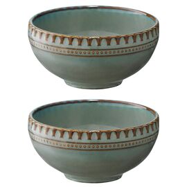 Набор из двух пиал темно-серого цвета из коллекции Kitchen Spirit, 200 мл, Tkano