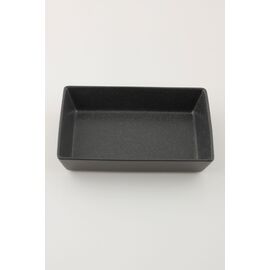 Блюдо прямоугольное 16х10 см h 4 см фарфор цвет черный Seasons, Porland