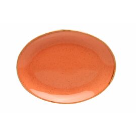 Блюдо овальное 18х14 см фарфор цвет оранжевый Seasons, Porland