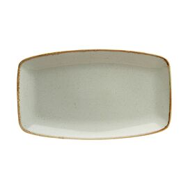 Тарелка прямоугольная 31*18 см фарфор цвет серый Seasons, Porland