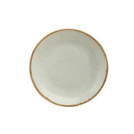 Тарелка 28 см безбортовая фарфор цвет серый Seasons, Porland