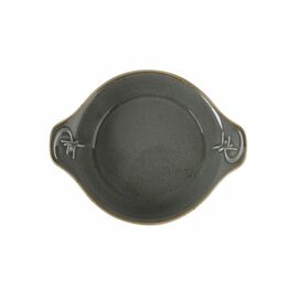 Форма для запекания d 15 см h 3,6 см (L с ручками 18 см) фарфор цвет темно-серый Seasons, Porland