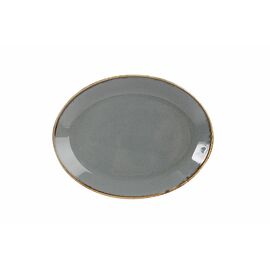 Блюдо овальное 36х27 см фарфор цвет темно-серый Seasons, Porland