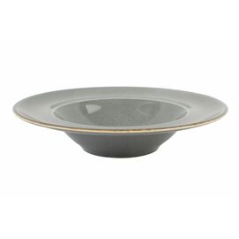 Тарелка глубокая 30 см с полями фарфор цвет темно-серый Seasons, Porland