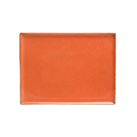 Блюдо прямоугольное 35х26 см фарфор цвет оранжевый Seasons, Porland